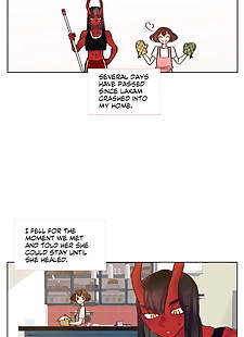 英语漫画 魔鬼 放下 第一章 5, full color  webtoon 