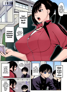 英语漫画 nonstop! 剣持 老师, big breasts , big penis  hairy