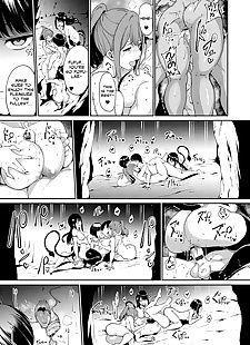 英语漫画 yamitsuki 村 daisanya, big breasts , ffm threesome  crotch-tattoo