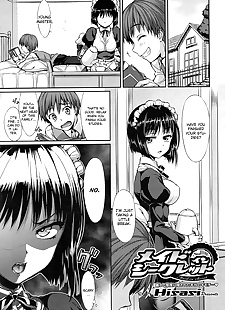 anglais manga maid dans Secret, masturbation , garter belt 