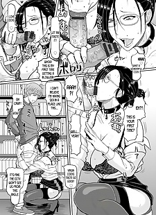 english manga Toshokan no Jukuchijo - The Mature.., anal , big breasts 