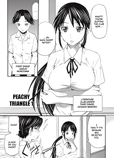 english manga Momoiro Triangle Uncensored, big penis , ffm threesome  incomplete