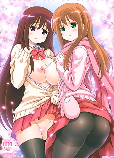 manga cherry Schwester Blossom, kuro matsumi , yuu matsumi , big breasts , full color 