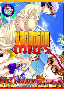 english manga Vacation MILFS, big breasts , full color 