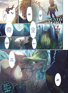 İngilizce manga ma guı ölüm Kız cadola tavuk, big breasts , full color 