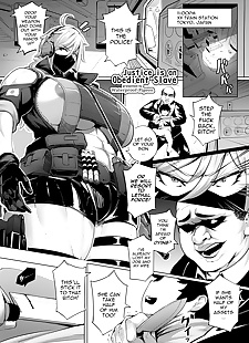english manga Justice is an Obedient Slave, big breasts , muscle  hairy