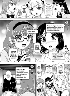 英语漫画 Futanari sos 线, futanari  glasses