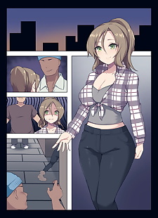  manga BRLL Unsafe Part of Town, big breasts , full color 