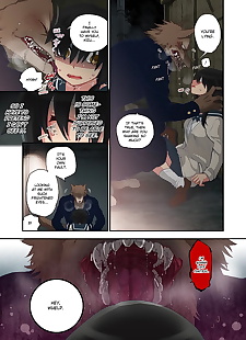 english manga Satou Saori Onaka ni Ippai- Ayakashi.., big breasts , full color  monster